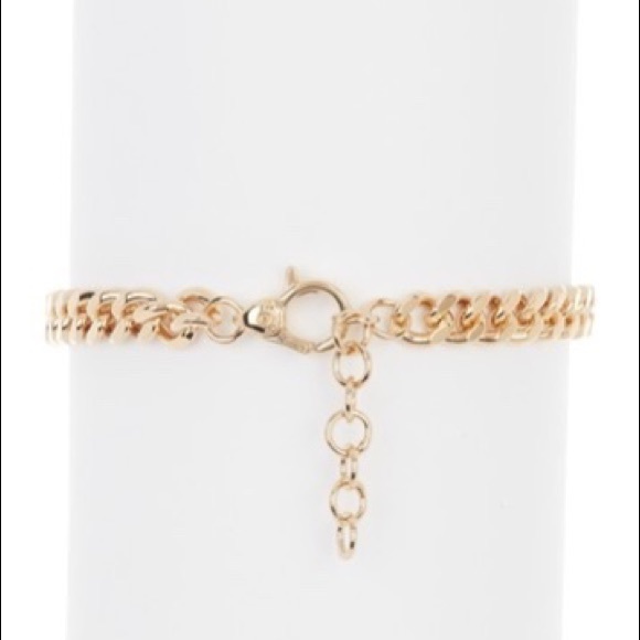 ALLSAINTS Coin Link Gold Bracelet - Picture 2 of 7